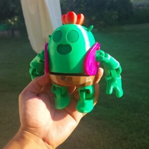 Spike Flexy 3D articulado inspirado en Brawl Stars | MLH3D